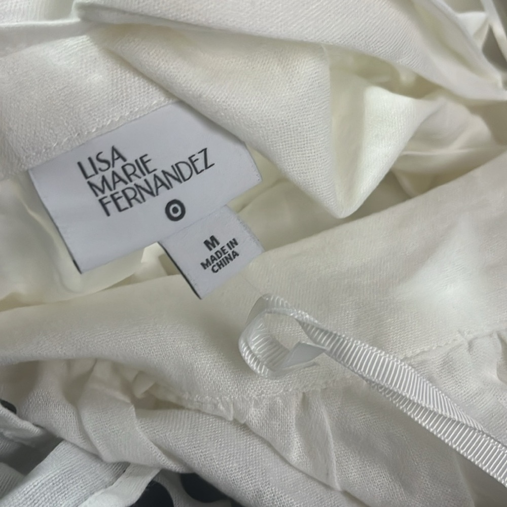 NWT Lisa Marie Fernandez x Target Ric Rac Linen Dress - Picture 6 of 9